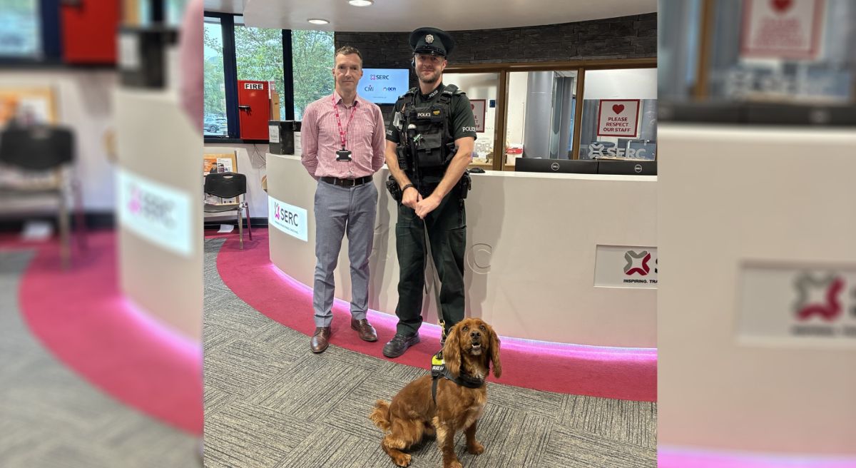 Kieran McKenna, PSNI Constable and Ziggy 